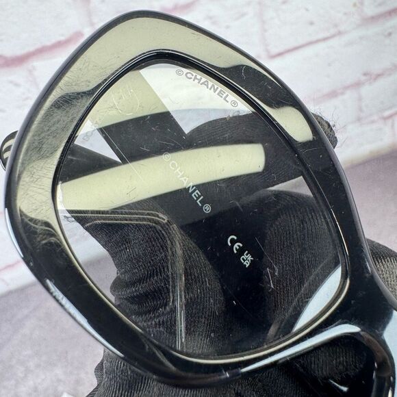 Chanel Cat Eye Black Sunglasses 71668A main image 9